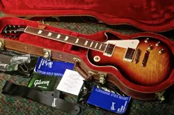 2020 GIBSON LES PAUL STANDARD ‘60S ELECTRIC GUITAR - BOURBON BURST W/CASE CANDY