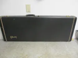 GIBSON ELECTRIC GUITAR HARDSHELL CASE - BLACK USA VINTAGE