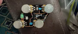 GIBSON LES PAUL  POT CONTROL BOARD  CTS QUICK CONNECT 2 PIN TO PICKUPS