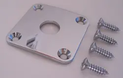 GIBSON STYLE CHROME LES PAUL CUSTOM JACK PLATE LP PURE