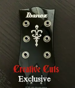 IBANEZ AS STYLE GUITAR HEADSTOCK MOP DECAL SET PERFECT FOR RESTORATION