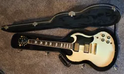 2017 GIBSON SG STANDARD T ELECTRIC GUITAR WHITE USA WITH HARD CASE