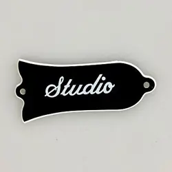 FOR GIBSON LES PAUL 'STUDIO' TRUSS ROD COVER PLATE , 2PLY BLACK