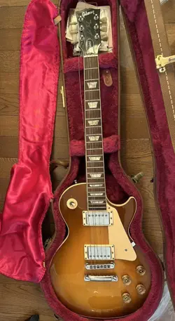 GIBSON LES PAUL STANDARD SUNBURST ELECTRIC GUITAR W/HARD CASE USED PRODUCT