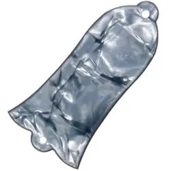 NEW 3-PLY BLACK PEARLOID WHITE BELL TRUSS ROD COVER FOR GIBSON SG/LES PAUL/BASS