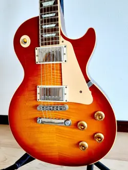 ELECTRIC GUITAR GIBSON LES PAUL STANDARD 50S 2004 FLAME TOP SUNBURST MADE IN USA