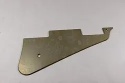 BRUSHED GOLD ANODIZED ALUMINUM PAISLEY PICKGUARD FITS GIBSON LES PAUL STUDIO