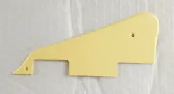 GUITAR PARTS FOR US GIBSON LES PAUL GUITAR PICKGUARD SCRATCH PLATE, CREAM YELLOW