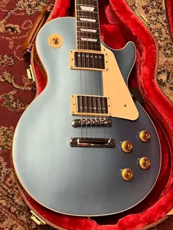 GIBSON COLOR SERIES LES PAUL STANDARD 50S PLAIN TOP PELHAM BLUE *ZK896