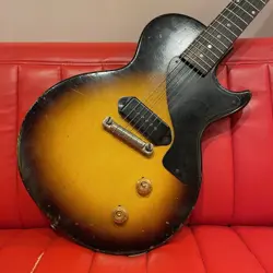 GIBSON 1956 LES PAUL JUNIOR SUNBURST ELECTRIC GUITAR *KEY207
