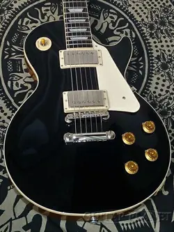 GIBSON ~CUSTOM COLOR SERIES~ LES PAUL STANDARD 50S PLAIN TOP -EBONY TOP- [NEW]