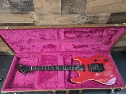 1987 GIBSON U 2 - MADE IN USA FERRARI RED. W/OHSC
