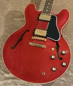 GIBSON CUSTOM SHOP HAND PICK 1961 ES-335 REISSUE VOS RED SPARKLE SN140095 3.58KG