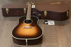 MINTY! 2014 GIBSON J-45 CUSTOM ACOUSTIC/ ELECTRIC GUITAR VINTAGE SUNBURST + OHSC