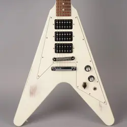 GIBSON FLYING V FADED 3 PICKUP - 2007 - WORN WHITE