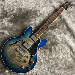 GIBSON CUSTOM SHOP CS-336 FIGURED TOP -INDIGO BLUE BURST