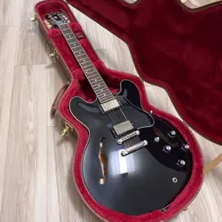 GIBSON ES-335 VINTAGE EBONY 2021  3.5KG ELECTRIC GUITAR