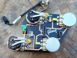 GIBSON LES PAUL QUICK CONNECT CONTROL BOARD / PUSH PULL WIRING HARNESS 2024
