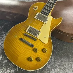 GIBSON CUSTOM SHOP MURPHY LAB 1959 LES PAUL STANDARD LEMON *XR529