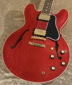 GIBSON CUSTOM SHOP PICK 1961 ES-335 REISSUE VOS RED SPARKLE *HX765