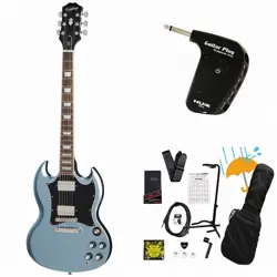 EPIPHONE INSPIRED BY GIBSON SG STANDARD PELHAM BLUE GP-1 AMPLIFIER INCLUDED BEGI