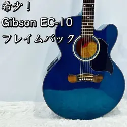 RARE GIBSON EC-10 FLAME MAPLE BACK/SIDE 5P NECK