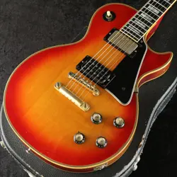 GIBSON LES PAUL CUSTOM 1976 CHERRY SUNBURST PANCAKE BODY, EBONY FRETBOARD