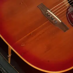 GIBSON HUMMINGBIRD CUSTOM CHERRY SUNBURST 1978 ACOUSTIC GUITAR SAFE DELIVERY FRO