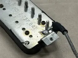 GIBSON ENGRAVED NUMBERED HUMBUCKER DOUBLE WHITE