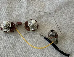1961 GIBSON ES-120T ELECTRIC GUITAR ORIGINAL WIRING HARNESS MADE IN USA