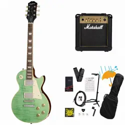 EPIPHONE INSPIRED BY GIBSON LES PAUL STANDARD 50S FIGURED SEAFOAM *UH15