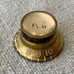 1961 GIBSON ES-120T ELECTRIC GUITAR VOLUME SWITCH ORIGINAL KNOB MADE IN USA