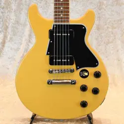 GIBSON LES PAUL SPECIAL DOUBLE CUTAWAY YELLOW MADE IN USA 1996 ELECTRIC GUITAR
