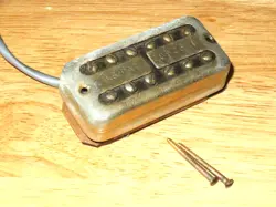 GRETSCH 1967 GOLD FILTERTON HUMBUCKER BRIDGE PICKUP