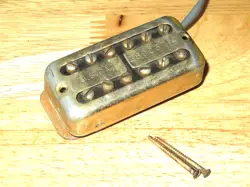 GRETSCH 1967 GOLD FILTERTON HUMBUCKER NECK PICKUP