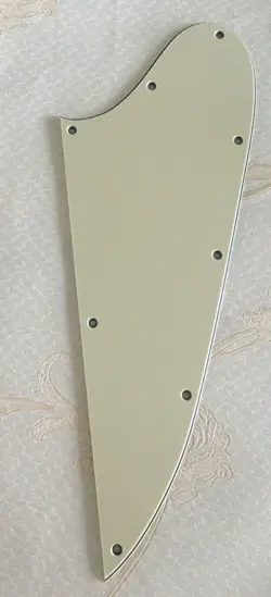 PICK FITS GIBSON FIREBIRD  BLANK STYLE GUITAR PICKGUARD,3 PLY VINTAGE YELLOW