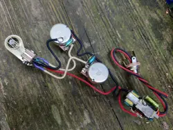 GIBSON FLYING V WIRING HARNESS BOURNS 500K, FIXED WAH+BASS CUT  KELLINGSOUND 