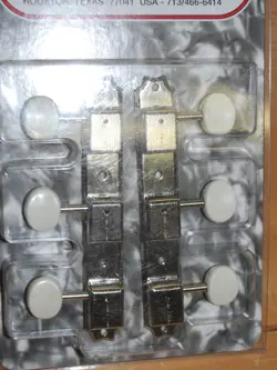ALLPARTS/GOTOH VINTAGE STYLE GIBSON GUITAR TUNING KEYS, 3+3 ON PLANK, SHIPPED!