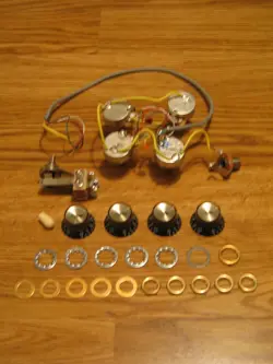 GIBSON 2007 USA NICKEL FIREBIRD ELECTRONIC CONTROL POTS HARNESS