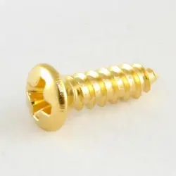 GOLD GIBSON SIZE PICKGUARD SCREWS PACK OF 20