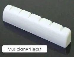 MUSICIANATHEART SLOTTED BONE NUT MADE FOR GIBSON SG ELECTRIC GUITAR 