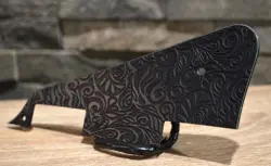 CUSTOM BLACK TEXTURED PICKGUARD - FITS GIBSON LES PAUL STANDARD - USA