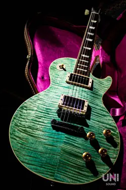 GIBSON CUSTOM SHOP STANDARD HISTORIC 1959 LES PAUL QUILT TOP 2016