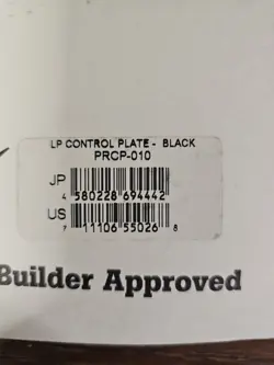 CONTROL PLATE COVER