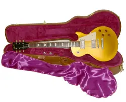 MAINTENANCE WITH HARD CASE GIBSON CUSTOM SHOP 1957 LES PAUL REISSUE GOLD TOP LPR