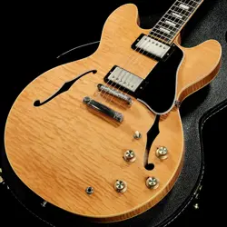 USED GIBSON MEMPHIS / HAND SELECT 1963 ES-335TD FIGURED VOS VINTAGE NATURAL SHIB