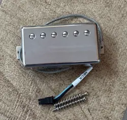 GIBSON 490R NECK QUICK CONNECT ALNICO HUMBUCKER PICKUP NICKEL SILVER COVER PAF