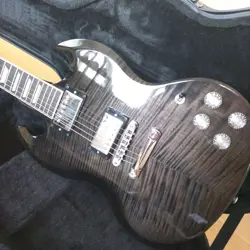 GIBSON SG MODERN TRANCE BLACK ELECTRIC GUITAR, EXCELLENT CONDITION, HARD CASE