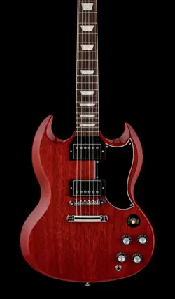 GIBSON SG STANDARD '61 (2023) - VINTAGE CHERRY #30581 WITH ORIGINAL HARD CASE