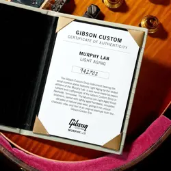 GIBSON CUSTOM SHOP MURPHY LAB 1959 LES PAUL STANDARD LIGHT AGED ROYAL TEA BURST